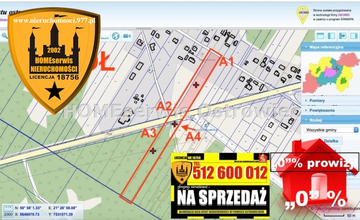 działka na sprzedaż - Bodzechów, Sudół